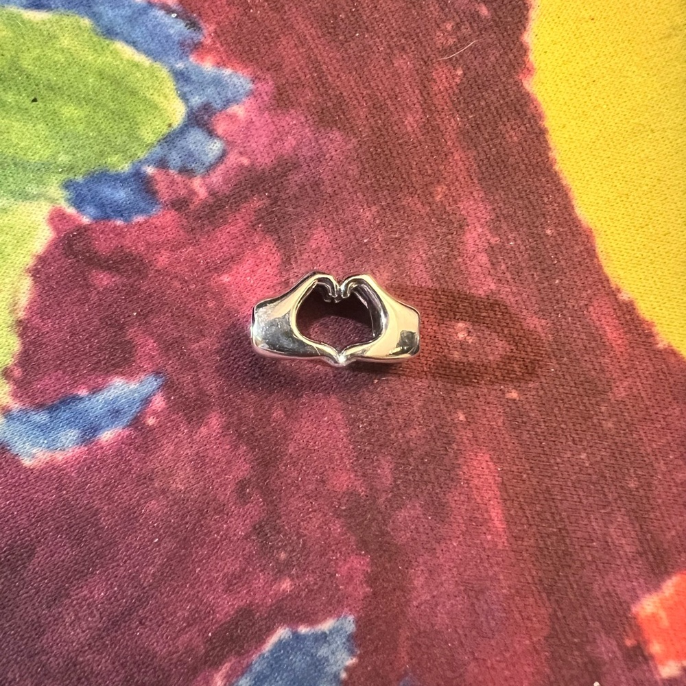 Women’s Sterling Silver Heart Hand Charm/Pendant - NWT